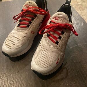 Nike Air Max 270 with Red and White Design